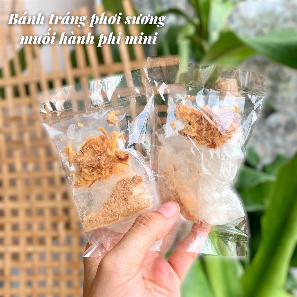 BÁNH TRÁNG PHƠI SƯƠNG MUỐI NHUYỄN HÀNH PHI MINI