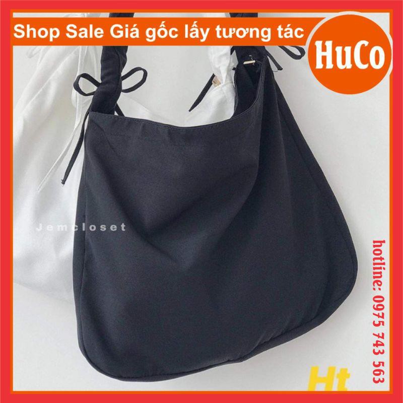 [ẢNH THẬT] TÚI ĐEO VAI, TÚI ĐEO CHÉO nữ chất kaki túi thiết kế xoắn quai dây rút phụ kiện basic đi chơi, đi học | BigBuy360 - bigbuy360.vn