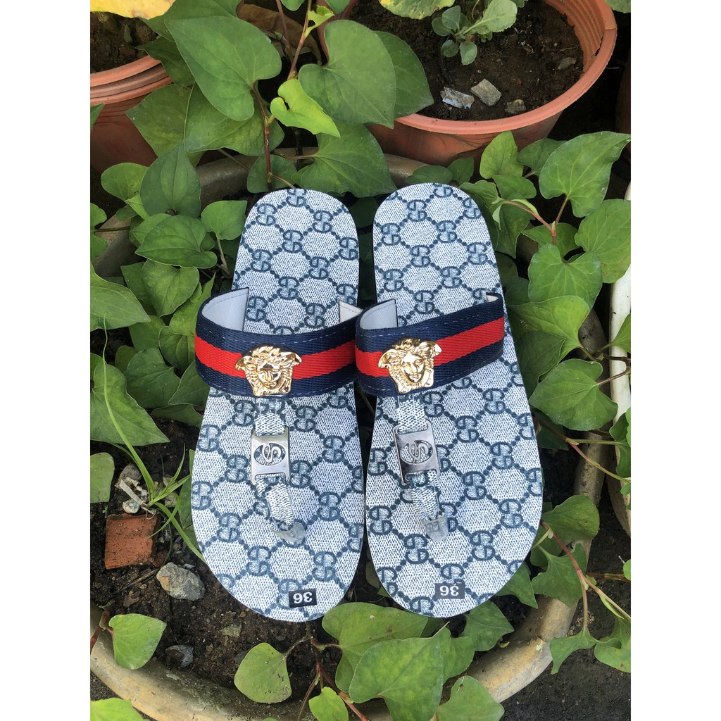 sandal chíp chíp ( dép xỏ ngón nữ đế xanh GG ) size từ 35 đến 42 nữ