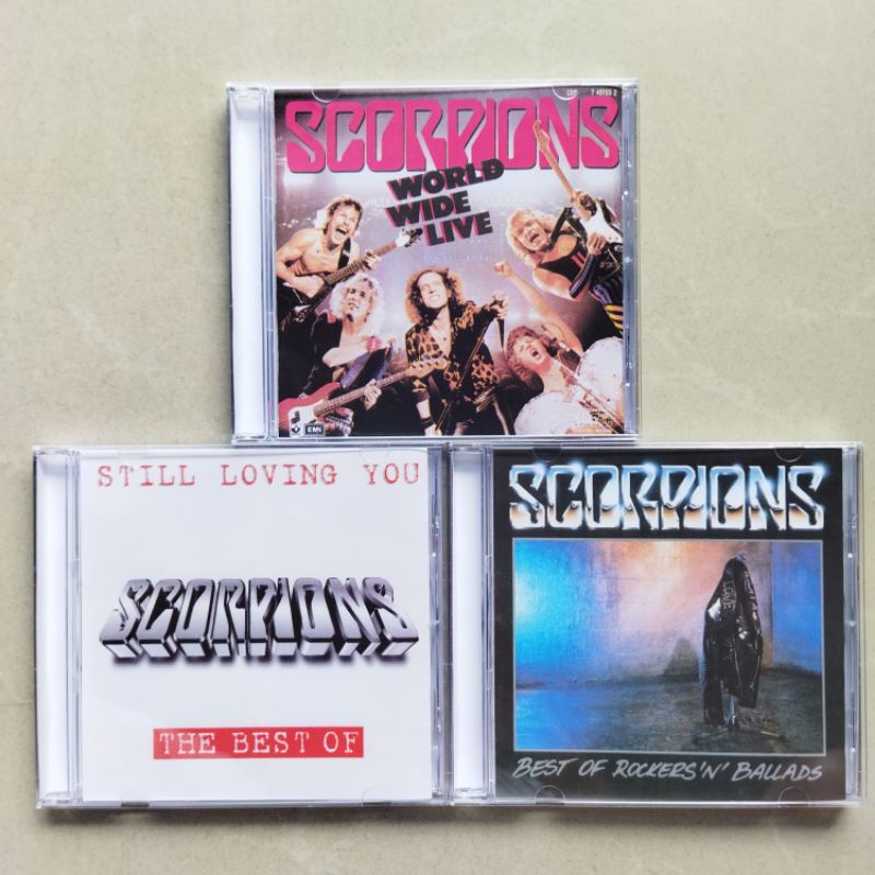 Bộ 3 cd Scorpions phono