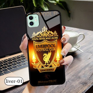 Ốp lưng kính 3D iPhone 11- hình đội bóng
