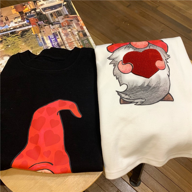 Áo thun nữ in hình cute cổ tròn tay ngắn form rộng unisex freesize hàng Quảng Châu ANDOSA AT04