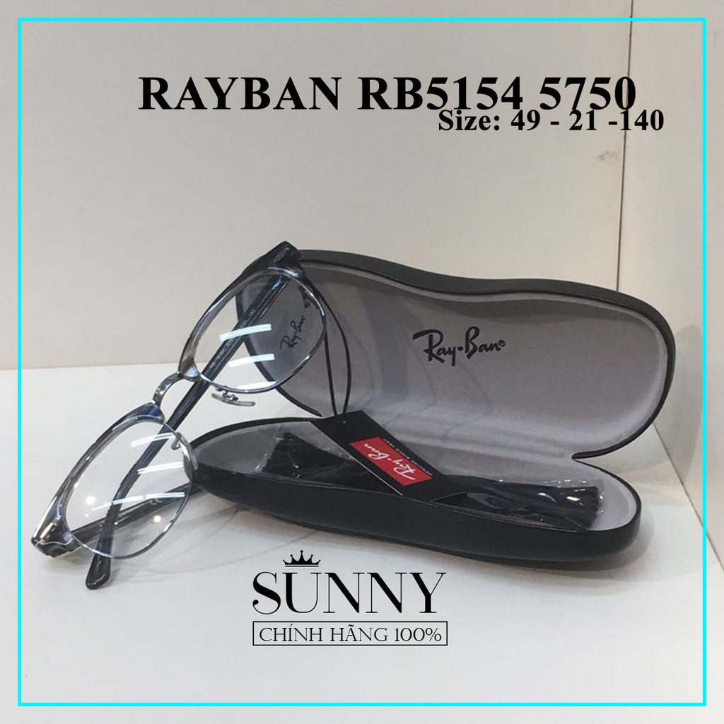 Gọng kính Rayban RB5154-5750 sản phẩm chính hãng có tem thẻ bảo hành toàn quốc