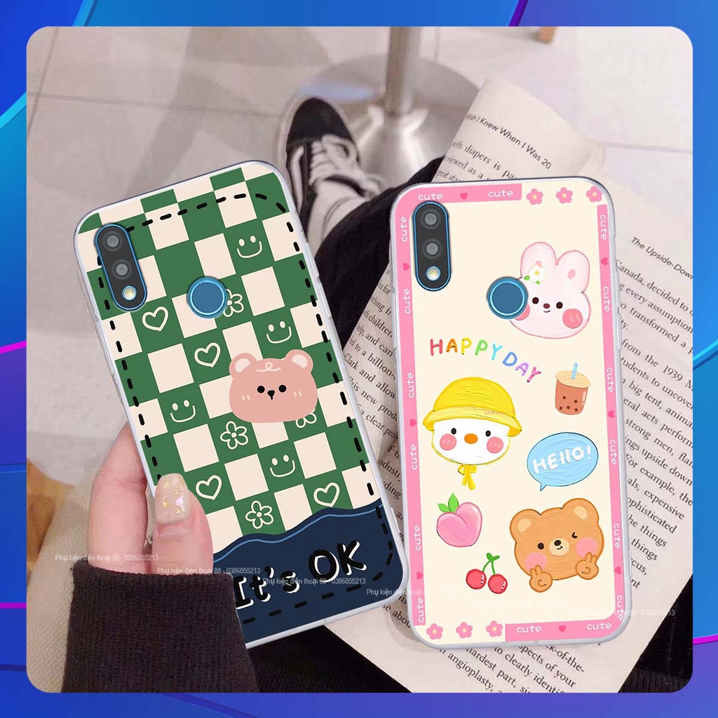 Ốp lưng Vsmart JOY 2 PLUS happy day, gấu bear dễ thương - BỀN - ĐẸP -BAO GIÁ TOÀN THỊ TRƯỜNG