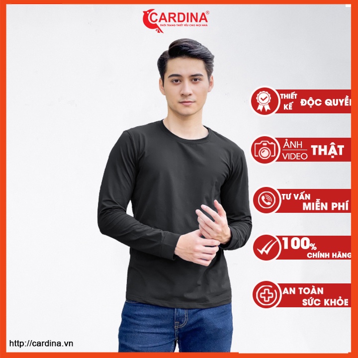 Áo giữ nhiệt nam CARDINA cổ tròn công nghệ HEATTECH giữ ấm co giãn 4 chiều 2HM | BigBuy360 - bigbuy360.vn