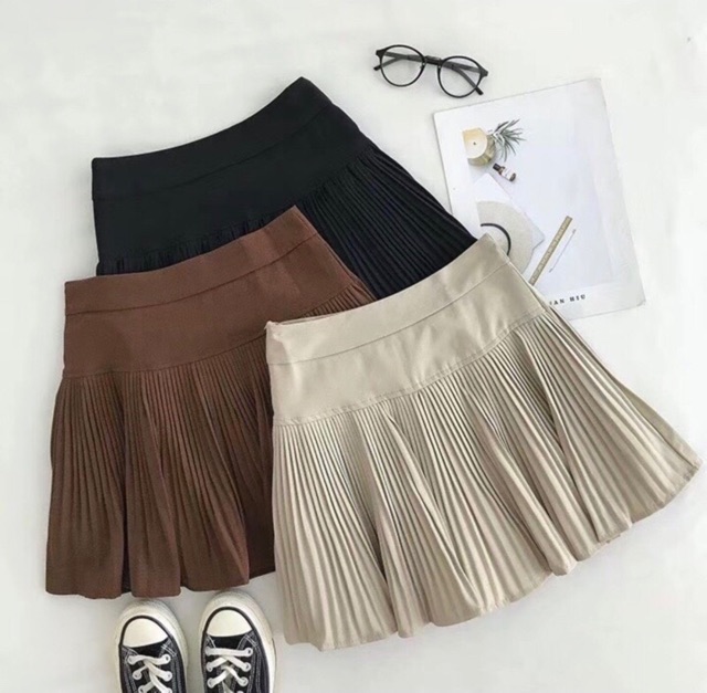 🦞 Chân váy xếp li cực đẹp về hàng 3 màu. Size S M L | BigBuy360 - bigbuy360.vn