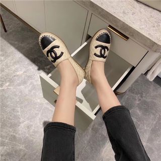 3h(ẢNH THẬT) Giày mọi da mềm trần chỉ đế cói fullbox