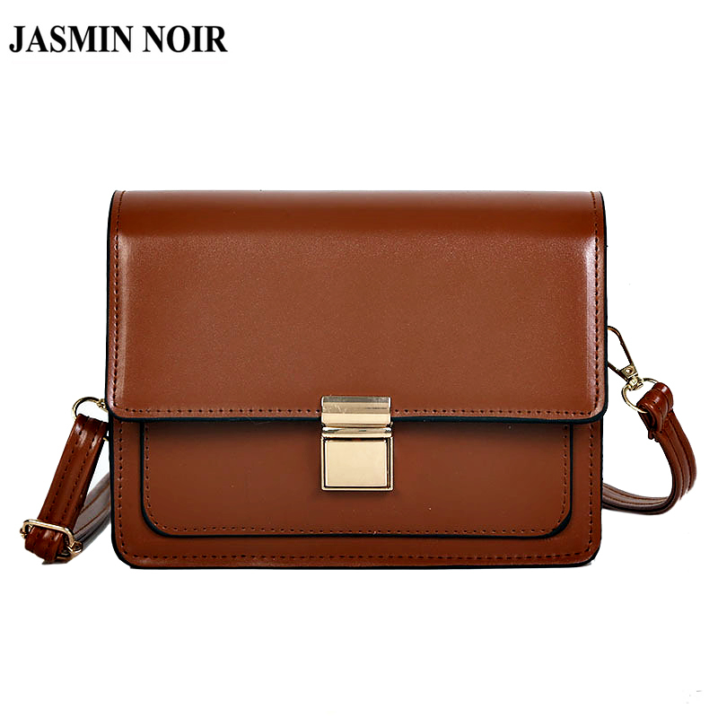 Túi Đeo Chéo Jasmin Noir Da Pu Phong Cách Retro Cho Phụ Nữ