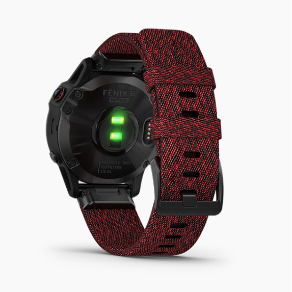 Vòng đeo tay theo dõi sức khỏe Garmin Fēnix 6 - Sapphire - Hàng Chính Hãng