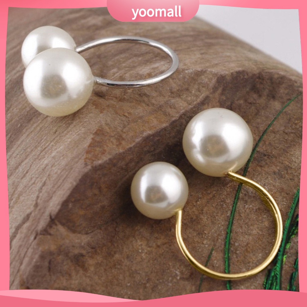 Nhẫn Hở Đính Ngọc Trai Giả Bằng Hợp Kim Thời Trang Cho Nữ