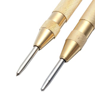 Automatic Centre Punch 5'' Automatic Center Pin Punch Strike Spring Loaded Marking Starting Holes Tool Chisel Steel