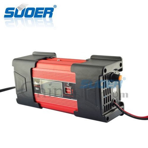 Bộ sạc bình ắc quy tự động kỹ thuật số 12V - 10A có đồng hồ hiển thị DC-W1210A