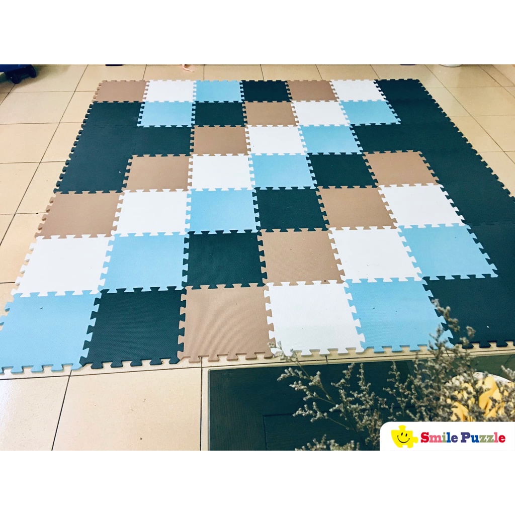 THẢM XỐP CHO BÉ SMILE PUZZLE - KHÔNG MÙI - TIÊU CHUẨN CHÂU ÂU