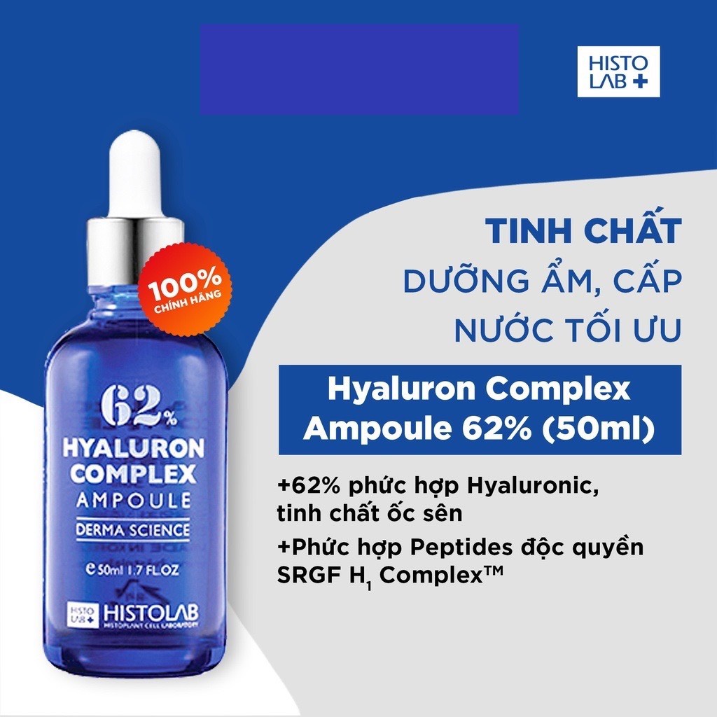 Tinh Chất Dưỡng Ẩm Cấp Nước Histolab Hyaluron Complex Ampoule Serum 62%