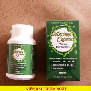 Moris viên rau chùm ngây nguyên chất
