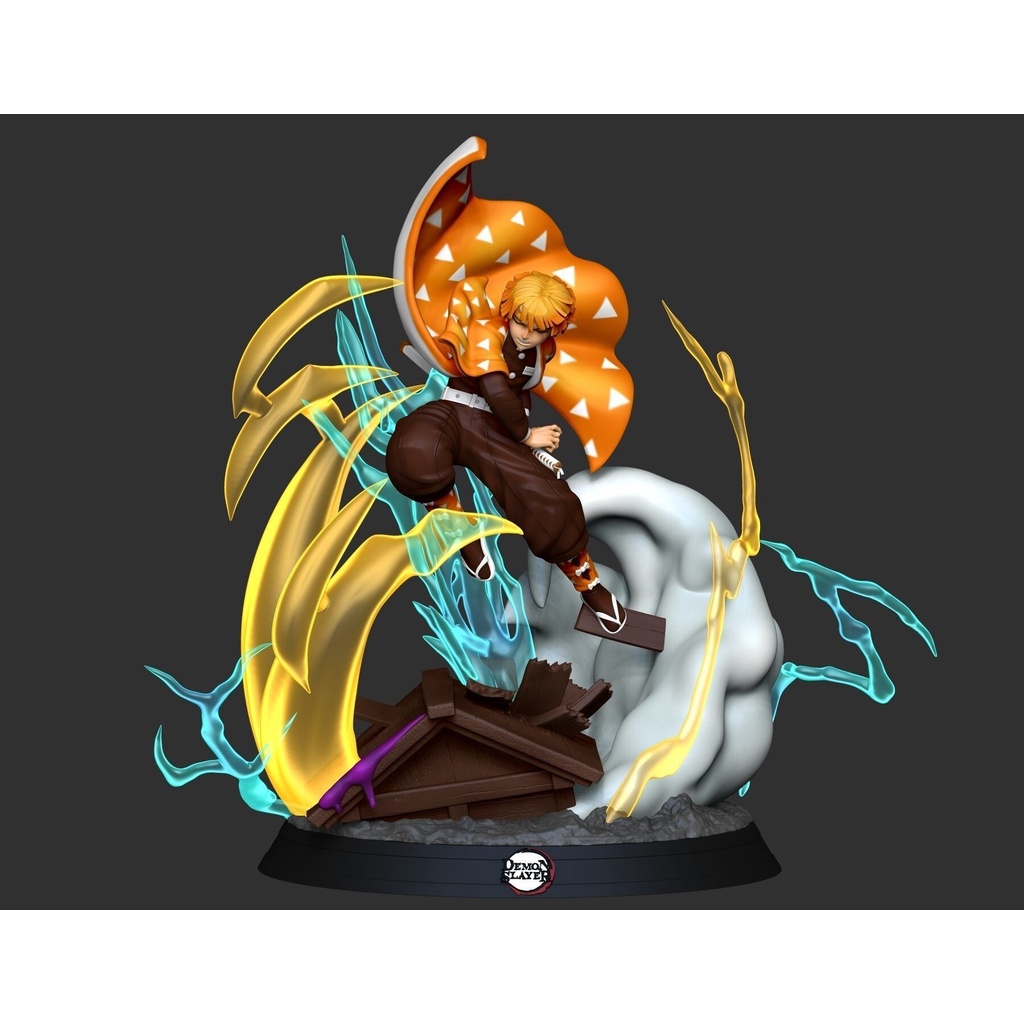 File in 3D Zenitsu from Kimetsu no Yaiba