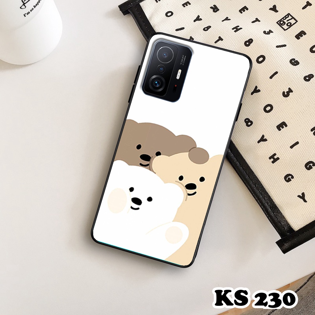 Ốp lưng Xiaomi Mi 11 5G - Xiaomi Mi 11T 5G - Xiaomi Mi 11T Pro 5G - Ốp in hình gấu bear ngộ nghĩnh