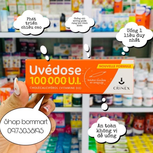 Vitamin d3 uvedose 100.000iu 1 liều cho 3 tháng