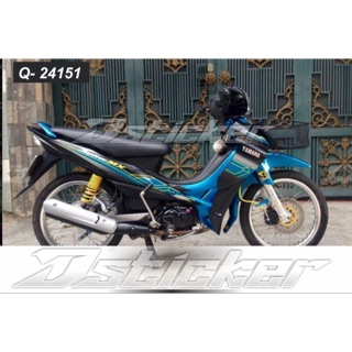 Tem Jupiter Mx xanh đen - Rời không bay màu