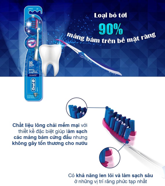 Bàn chải Oral-B 3D White