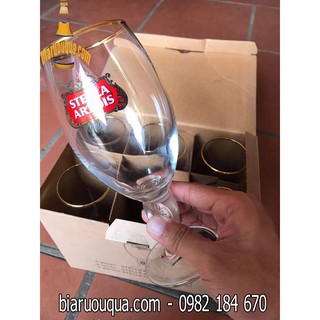 Bô ly pha lê Stella Artois 6 chiếc chính hãng nhập khẩu từ Bỉ