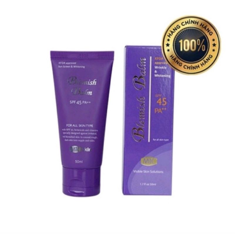Kem chống nắng MTC Blemish Balm SPF45- MTC 50ml