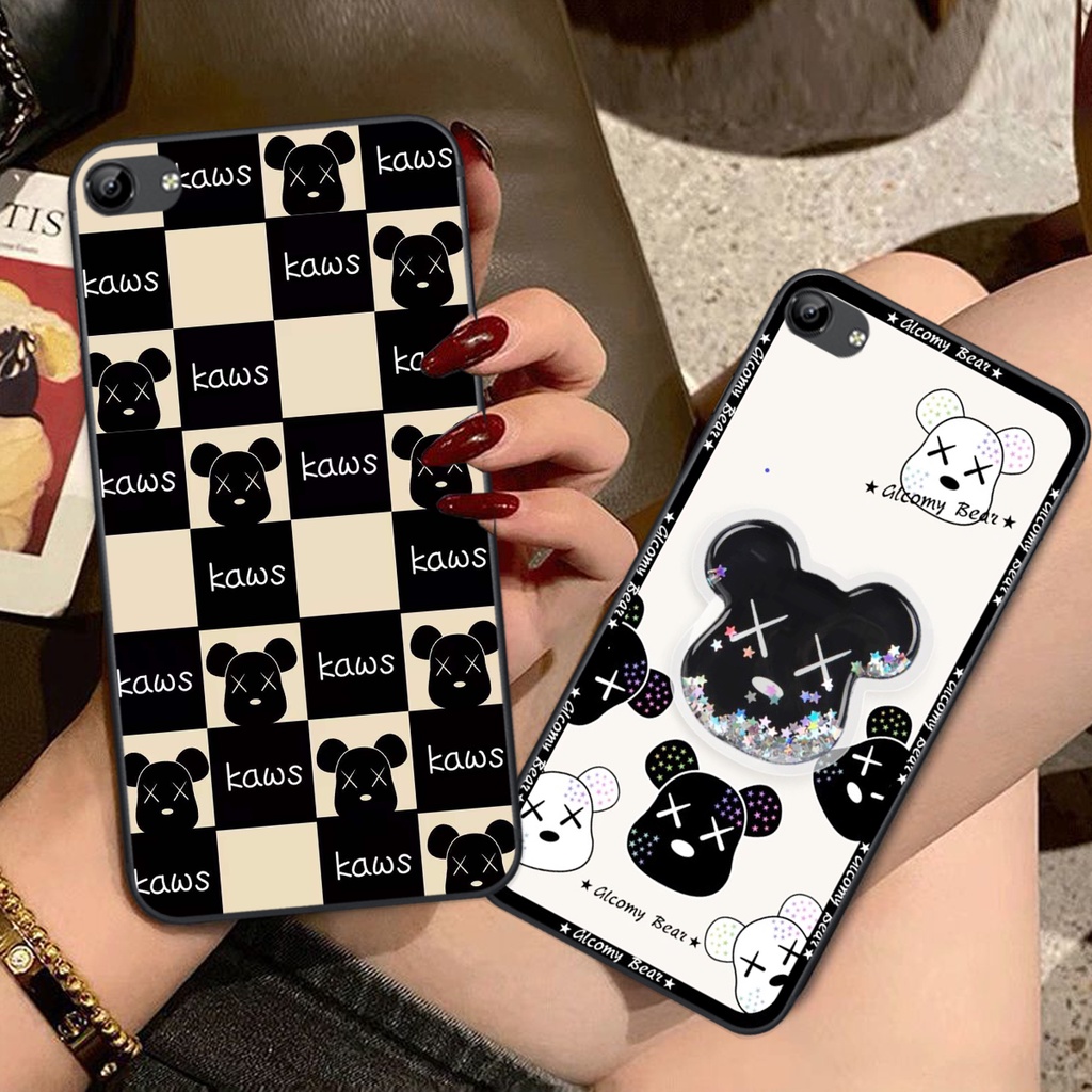 Ốp lưng Vivo V5 / V5 Plus / Y67 / Y66 trái tim họa tiết caro, mikey họa tiết beabrick kaws cute