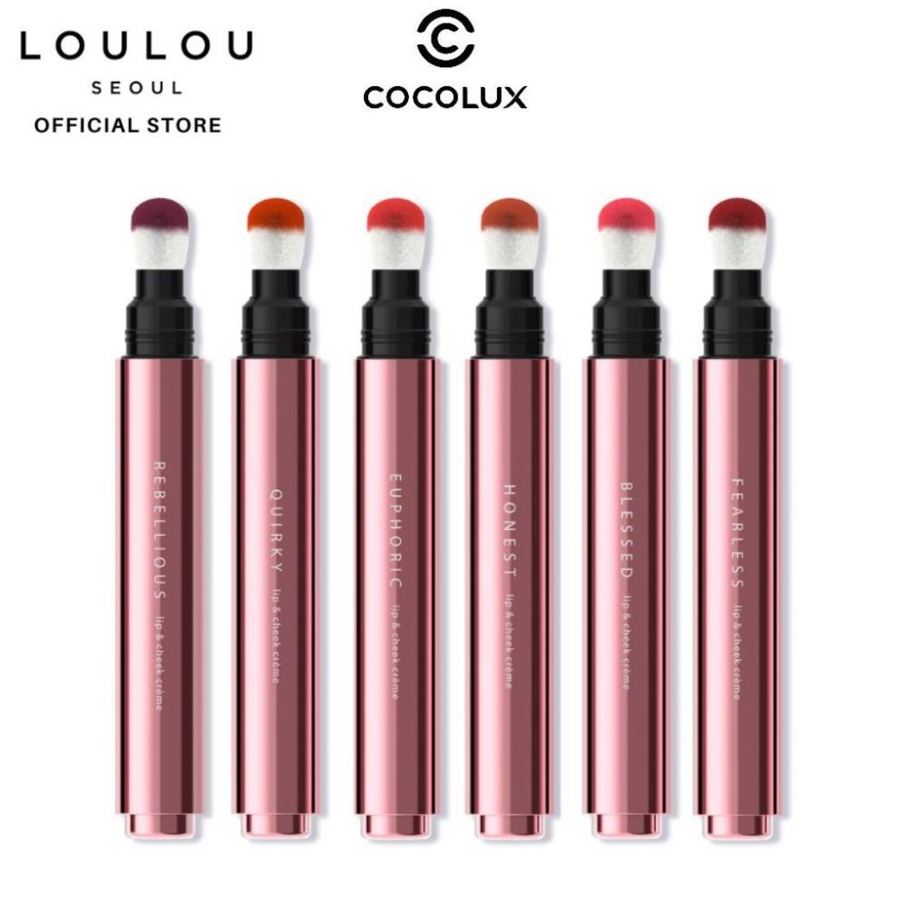 Son Kem Dạng Bấm Loulou Lip & Cheek Cushion-[COCOLUX]