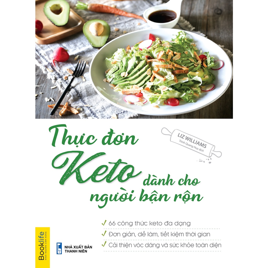 Sách Thực Đơn Keto Dành Cho Người Bận Rộn