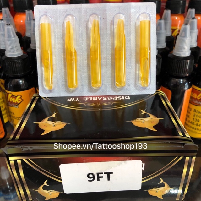 Ngòi nhựa dẫn kim 9F (đánh bóng )50 chiếc /hộp