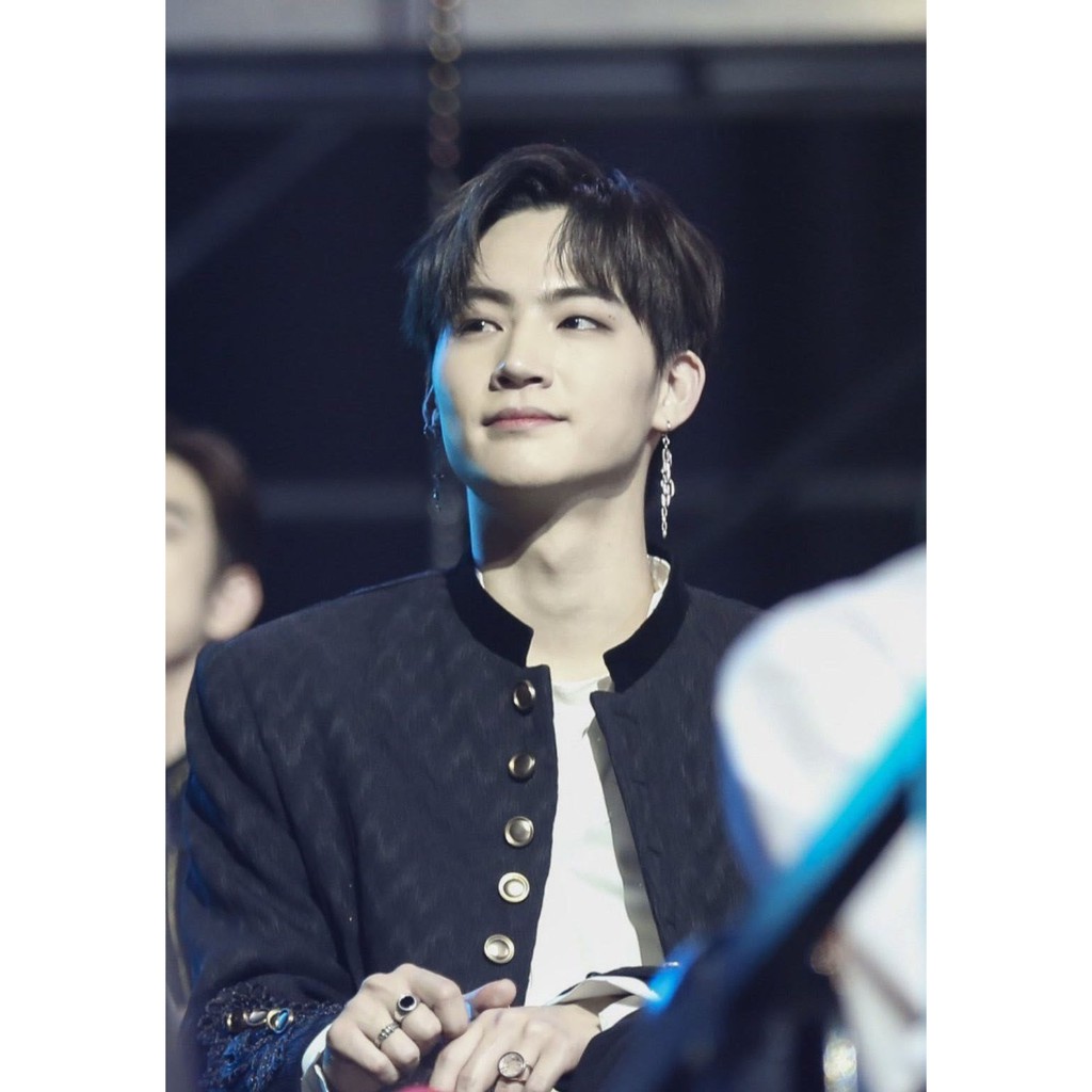 Khuyên bông tai Park Jin-young GOT7 3 chuỗi xích - Sẵn hàng
