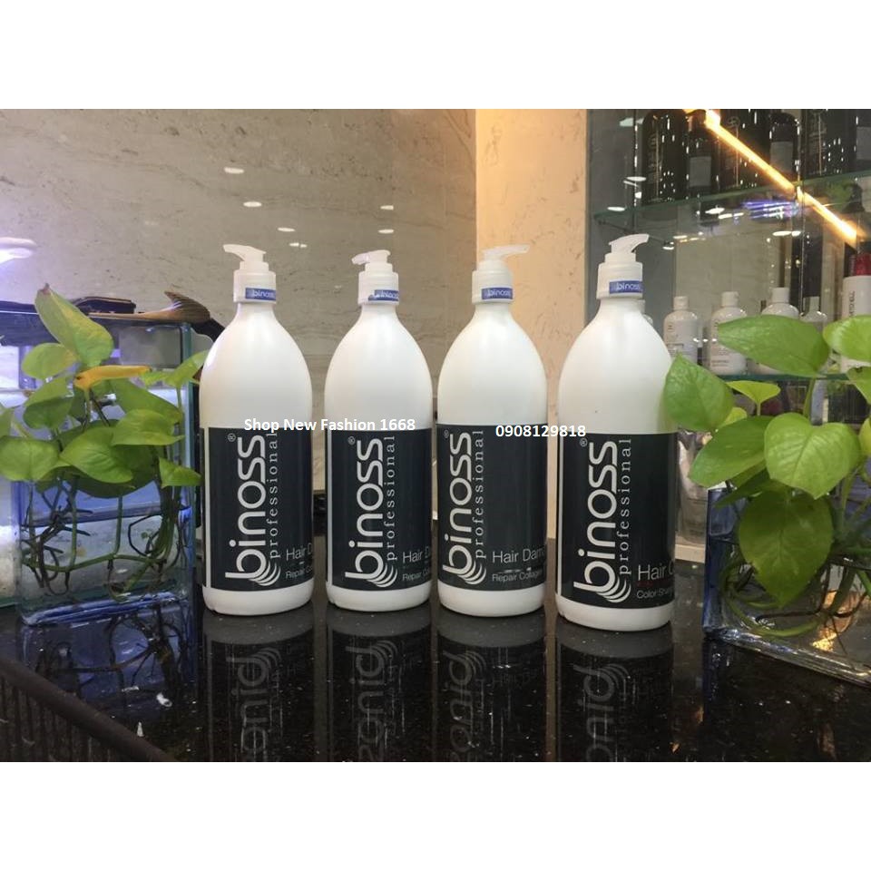 Dầu Gội Collagen phục hồi Tóc Hư Tổn Binoss Professional Repair Collagen Shampoo