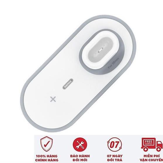 Đế sạc điện thoại không dây 10W cho iPhone - Airpods - Apple Watch Remax RP-W13