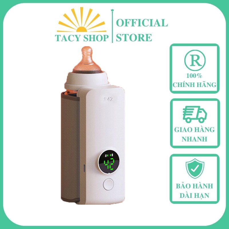 Máy Hâm Sữa Tiệt Trùng LAS02 FINOSE Không Dây Giữ Nóng Liên Tục, Màn Hình Kĩ Thuật Số Thông Minh