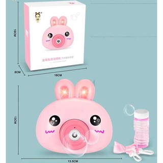 Máy chụp hình bắn bong bóng hot TIK TOK - Dùng pin, có đèn, nhạc