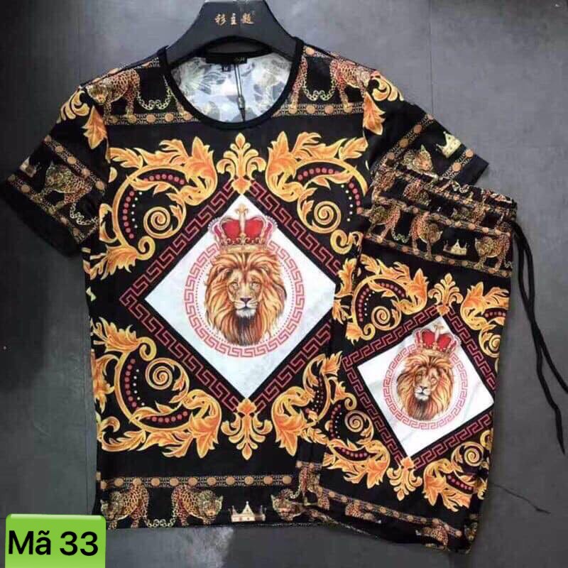 BỘ NAM CAO CẤP IN 3D ( đầu sư tử vàng ) | BigBuy360 - bigbuy360.vn