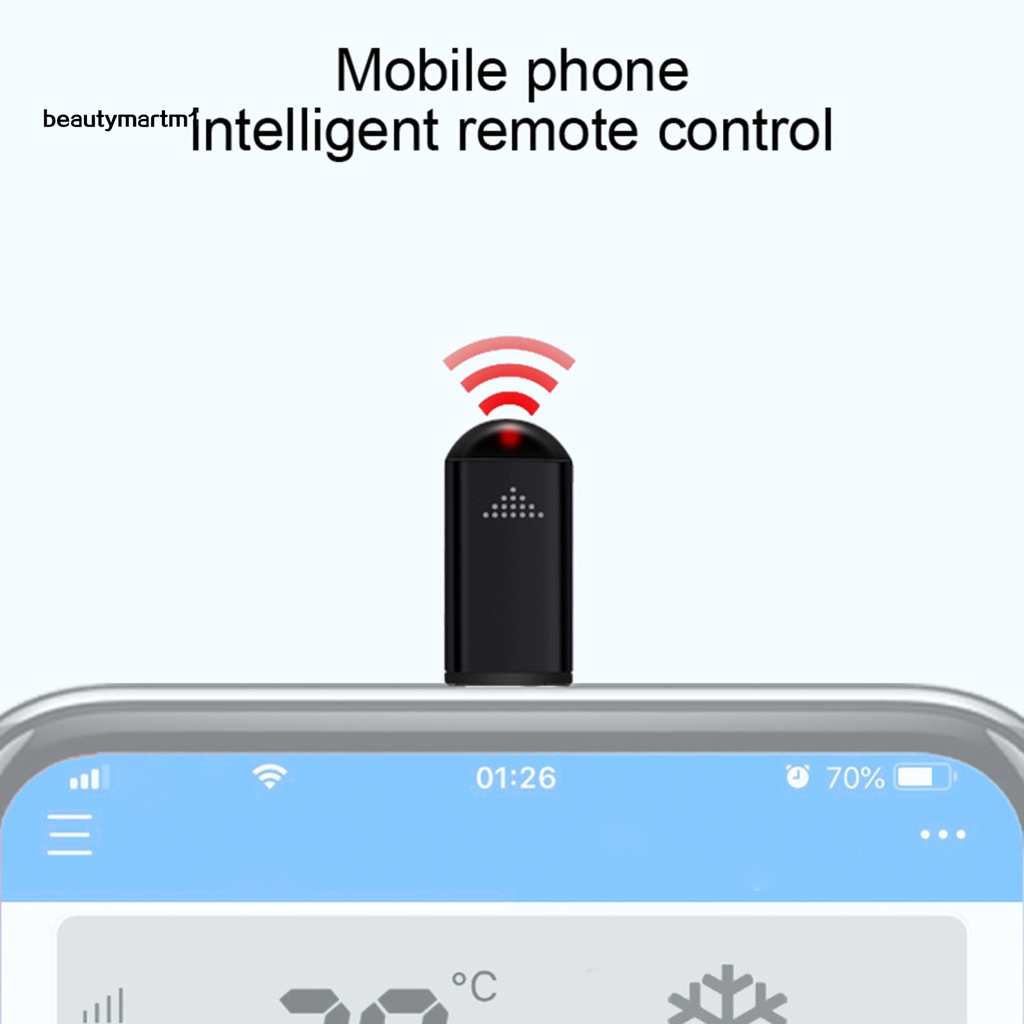 (Shop Amart) Bộ Thu Phát Hồng Ngoại Không Dây Mini 8Pin Type-C Cho iOS