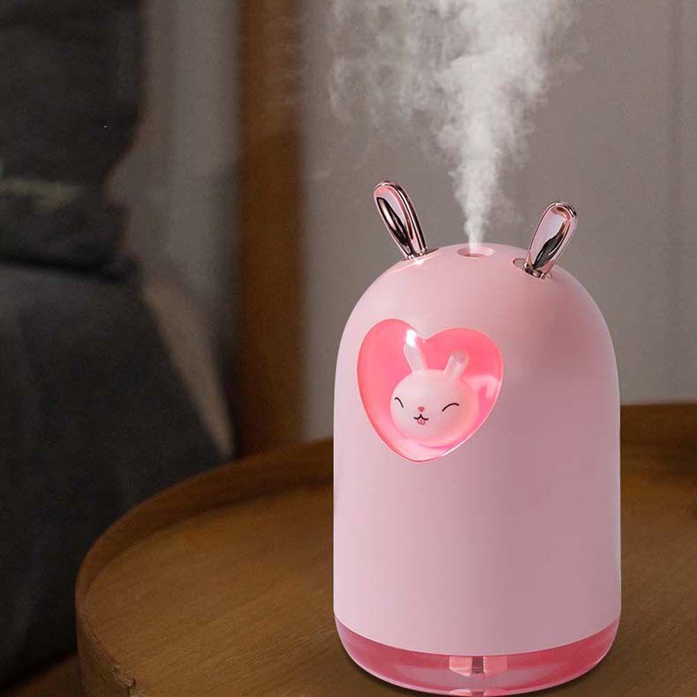 DARNELL Máy Phun Sương Tạo Độ Ẩm Không Khí Bằng Sóng Siêu Âm Có Đèn Ban Đêm Sạc Cổng USB Cho Trẻ Em