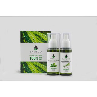 Combo xịt phòng tinh dầu xả + bạc hà 100ml - 190k