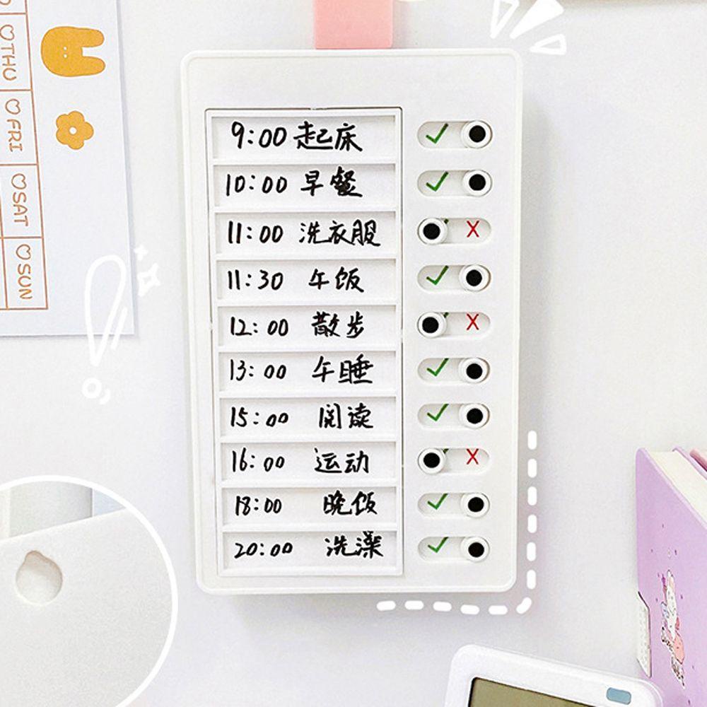 Tấm bảng ghi chú nhắc nhở MMULCK kiểm tra danh sách việc làm DIY bằng nhựa giấy dành cho chăm sóc bé và người lớn tuổi