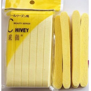 Bọt biển - bông nở rửa mặt Chivey 12 miếng loại mềm mịn xịn