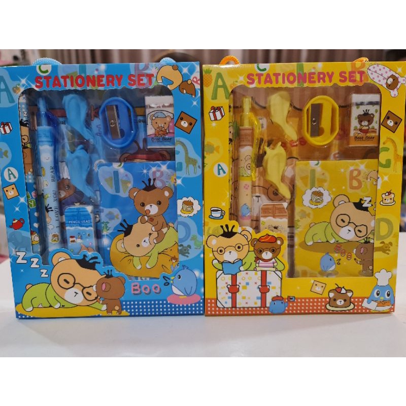 Bộ dụng cụ học tập gấu nhỏ mã 2016