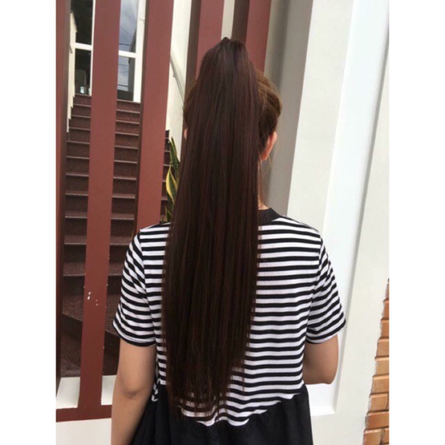 Tóc Ngoặm🥰 freeship🥰 thẳng cao cấp chịu nhiệt- hình thật