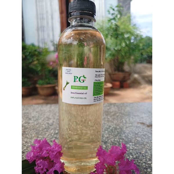 Tinh dầu SẢ JAVA nguyên chất nhà nấu chai 500ml