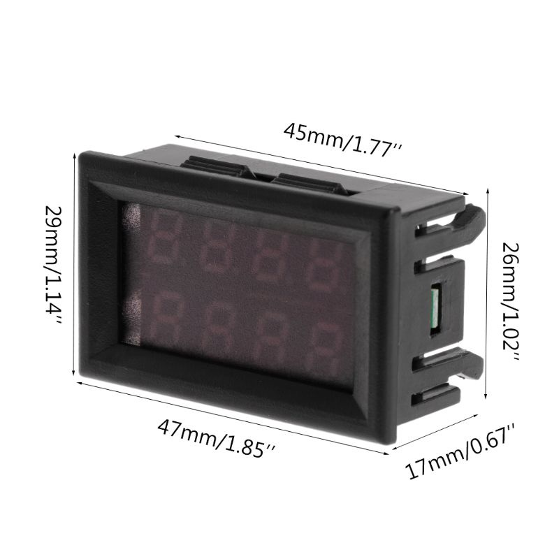 Vôn Kế Kỹ Thuật Số 0.28 &quot;Dc 200v 10a 4 Số 5 Dây