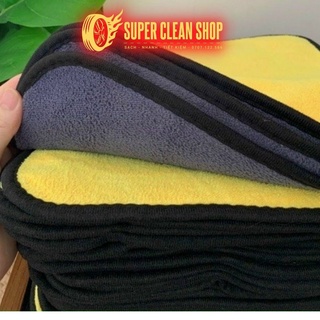 [Loại Tốt] Khăn Lau Xe Ô Tô Microfiber MỀM MỊN