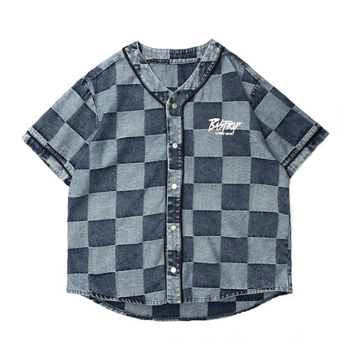 Áo sơ mi denim bóng chày (ORDER)