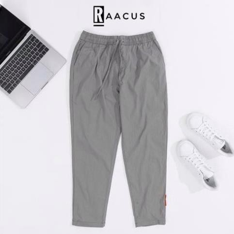 Quần nam baggy chất đũi dáng suông, quần baggy nam thể thao unisex ống rộng thời trang cao cấp  RAACUS – Q020 ་