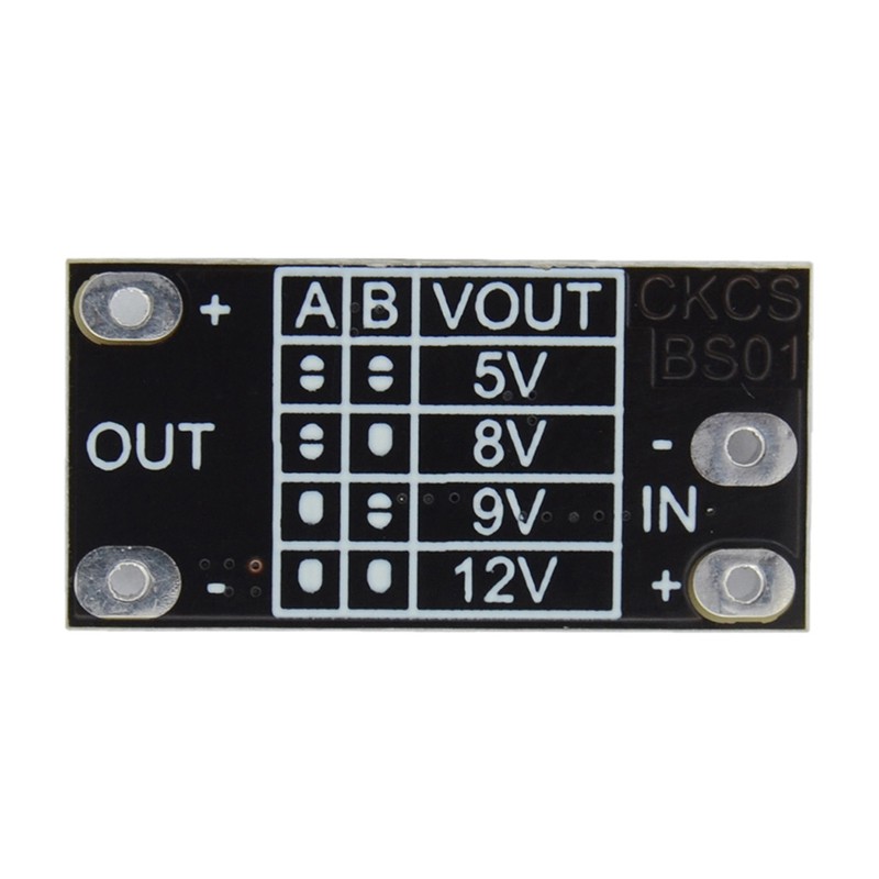 Bộ chuyển đổi Mini DC-DC Boost Step Up 3V 3.2V 3.3V 3.7V 5V 9V sang 12V Bộ điều chỉnh điện áp PCB Bảng mạch có thể đặt 5V / 8V / 9V