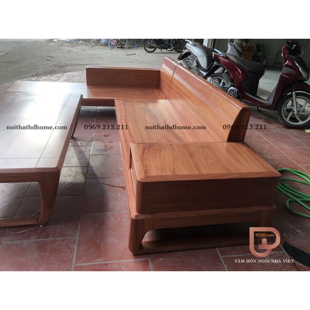 Sofa HD004 gỗ xoan đào hoàng anh gia lai